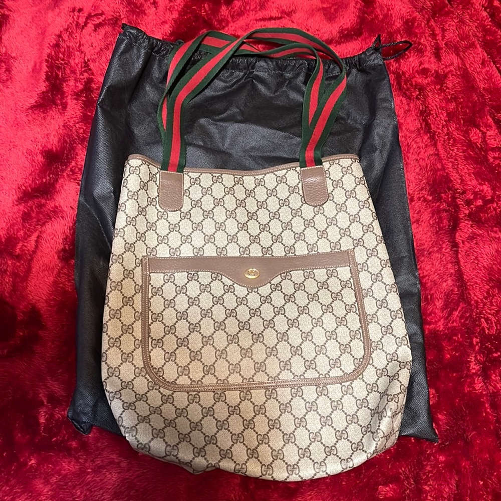 🔥🔥🔥Vintage Gucci Tote Mint Condition🔥🔥🔥🔥🔥🔥Excellent Find True Classic🔥